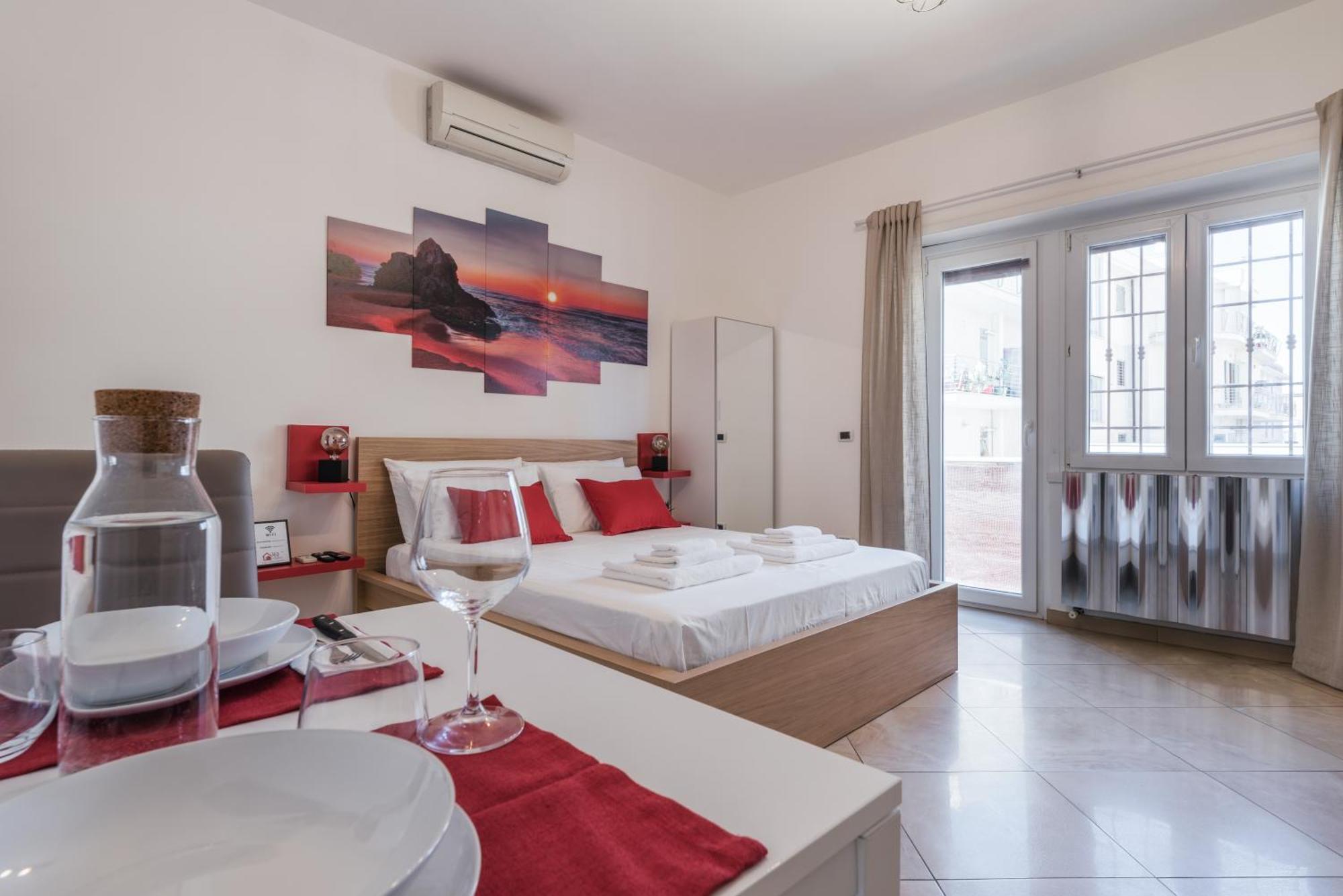 360 Guesthouse - Apartment With Terrace Fiumicino Luaran gambar